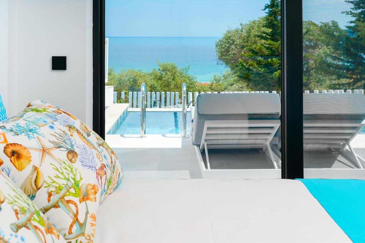 Mythodea Prive Luxury Suites Chrysi Ammoudia Exterior foto